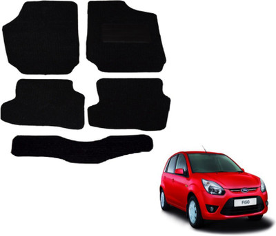 MOCKHE Fabric Standard Mat For  Ford Figo(Black)