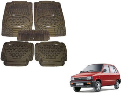MOCKHE Rubber, Plastic Standard Mat For  Maruti Suzuki 800(Grey)