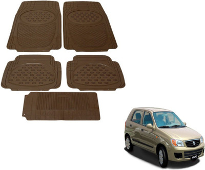 MOCKHE Rubber, Plastic Standard Mat For  Maruti Suzuki Alto(Beige)