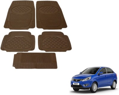 MOCKHE Rubber, Plastic Standard Mat For  Tata Zest(Beige)