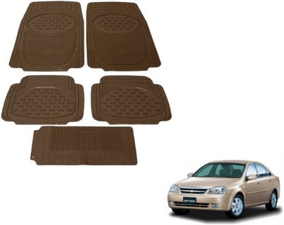 MOCKHE Rubber, Plastic Standard Mat For  Chevrolet Optra(Beige)