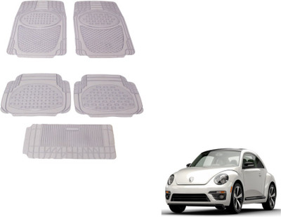 MOCKHE Rubber, Plastic Standard Mat For  Volkswagen Beetle(Clear)