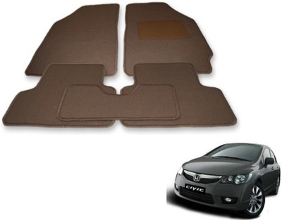 MOCKHE Fabric Standard Mat For  Honda Civic(Beige)