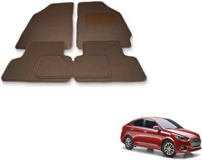 MOCKHE Fabric Standard Mat For  Hyundai Verna(Beige)