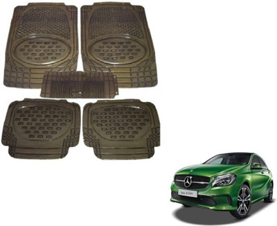 MOCKHE Rubber, Plastic Standard Mat For  Mercedes Benz A-Class(Grey)
