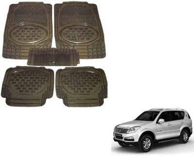 MOCKHE Rubber, Plastic Standard Mat For  SsangYong Rexton(Grey)