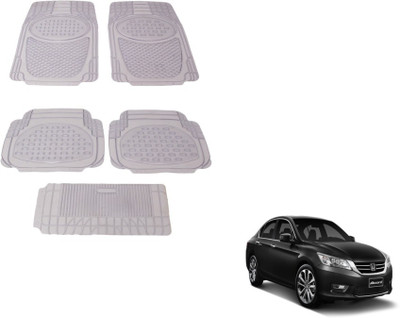 MOCKHE Rubber, Plastic Standard Mat For  Honda Accord(Clear)
