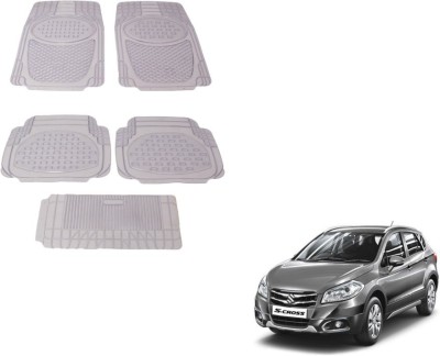 MOCKHE Rubber, Plastic Standard Mat For  Maruti Suzuki S-Cross(Clear)