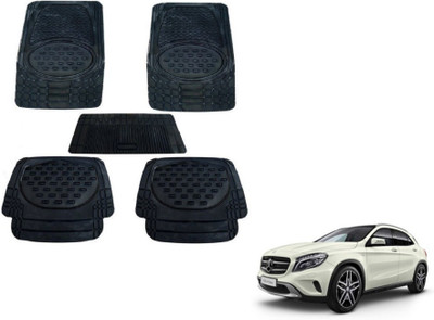 MOCKHE Rubber, Plastic Standard Mat For  Mercedes Benz GLA-Class(Black)