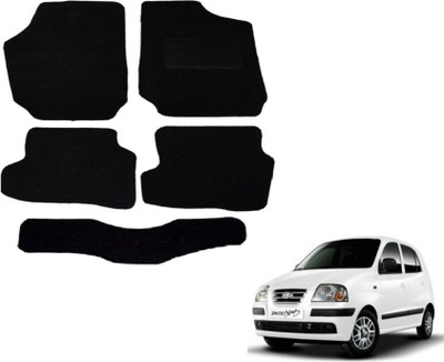 MOCKHE Fabric Standard Mat For  Hyundai Santro Xing(Black)