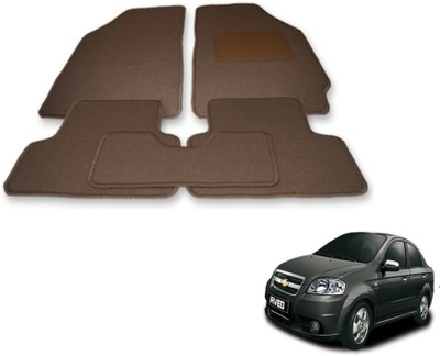 MOCKHE Fabric Standard Mat For  Chevrolet Aveo(Beige)