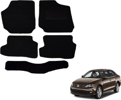 MOCKHE Fabric Standard Mat For  Volkswagen Jetta(Black)