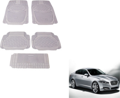 MOCKHE Rubber, Plastic Standard Mat For  Jaguar XFS(Clear)