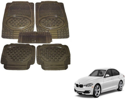 MOCKHE Rubber, Plastic Standard Mat For  BMW 520i(Grey)
