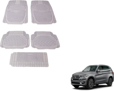 MOCKHE Rubber, Plastic Standard Mat For  BMW X5(Clear)