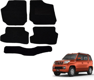 MOCKHE Fabric Standard Mat For  Mahindra TUV 300(Black)