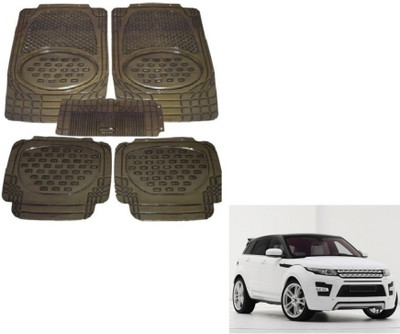 MOCKHE Rubber, Plastic Standard Mat For  Land Rover Evoque(Grey)