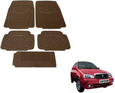 MOCKHE Rubber, Plastic Standard Mat For  Maruti Suzuki Esteem(Beige)