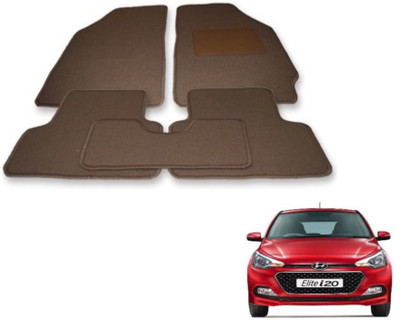 MOCKHE Fabric Standard Mat For  Hyundai Elite i20(Beige)