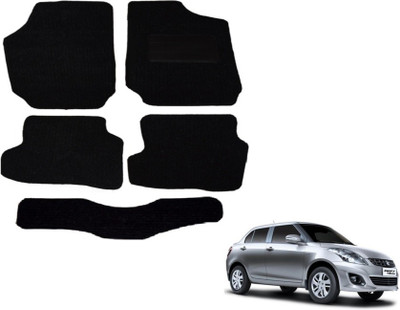 MOCKHE Fabric Standard Mat For  Maruti Suzuki New Dzire(Black)