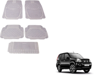 MOCKHE Rubber, Plastic Standard Mat For  Nissan X-Trail(Clear)