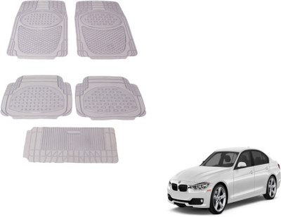 MOCKHE Rubber, Plastic Standard Mat For  BMW 520i(Clear)