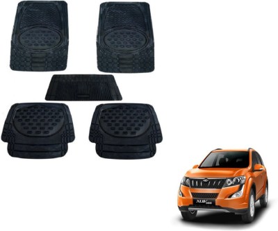 MOCKHE Rubber, Plastic Standard Mat For  Mahindra XUV 500(Black)