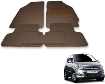 MOCKHE Fabric Standard Mat For  Hyundai i10(Beige)