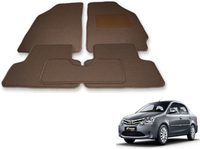 MOCKHE Fabric Standard Mat For  Toyota Etios(Beige)