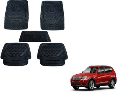 MOCKHE Rubber, Plastic Standard Mat For  BMW X3(Black)