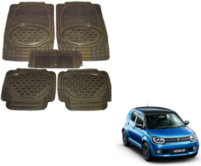 MOCKHE Rubber, Plastic Standard Mat For  Maruti Suzuki NA(Grey)