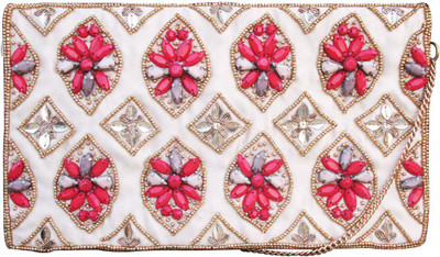 

RAINY FASHION Party Beige Clutch