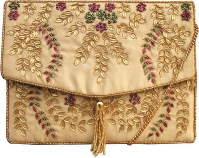

RAINY FASHION Party Gold Clutch