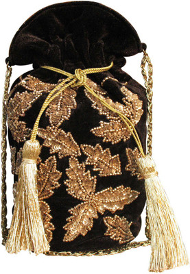 

RAINY FASHION Party Black Clutch