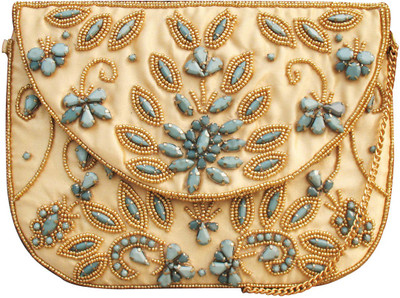 

RAINY FASHION Party Gold Clutch
