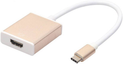 

Blendia C TYPE USB 3.1 to HDMI Cable(Compatible with Mobile, Laptop, Tablet, Mp3, Gaming Device, Gold)