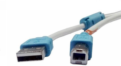 

Blendia Copper Usb Printer Cable 3 Mtr Power Sharing Cable(White)