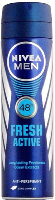 Nivea Men Imported Fresh Active 48h Deodorant Spray - For Men(150 ml) available at flipkart for Rs.295