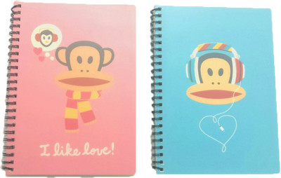 

Shopkooky A5 Diary(Monkey Cartoon Printed Cute Creative Attractive Diary | Specially Designed For School Going Kids Children Boys Girls For Writing Their Stories Secrets Notes Etc | Best For Gifting Purpose | Return Gifts | Birthday Gifts Online (Pack of 