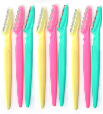 Liqon Set of 9 Pcs Eyebrow Shaping Trimmer Shaper shaver Tools Disposable Razor(Pack of 9) available at flipkart for Rs.249