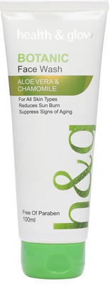

HEALTH AND GLOW BOTANIC FACEWASH ALOEVERA & CHAMOMILE 100ML Face Wash(100 ml)