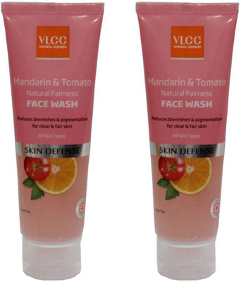 

VLCC Mandarin & Tomato (Pack of 2)Natural Fairness Face Wash(75 ml)