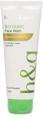 

HEALTH AND GLOW BOTANIC FACEWASH DERMA NEEM &TURMERIC 100ML Face Wash(100 ml)