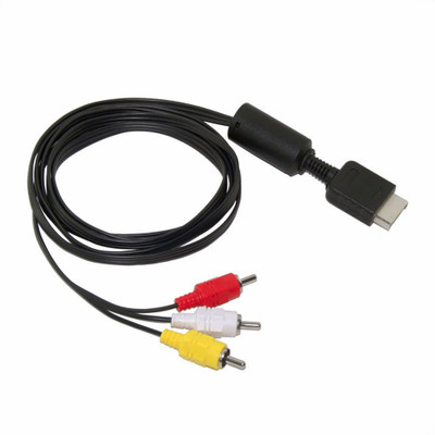 

Playstation PS2 AUDIO VIDEO CABLE Gaming Accessory Kit(Black, For PS2)