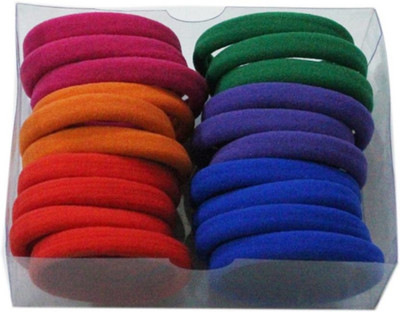 

spincart 20 pcs Multicolour Hair Rubber Band Ponytail, Hair Holder For Girls Women Elastic Hair Rubber Bands. Rubber Band(Multicolor)