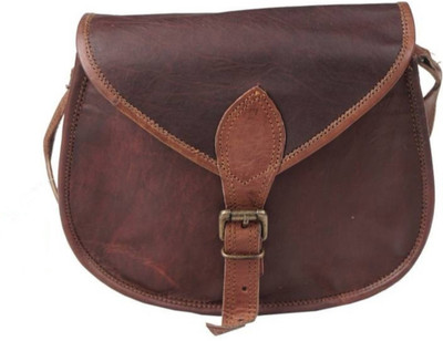 

SR MART Messenger Bag(Brown)