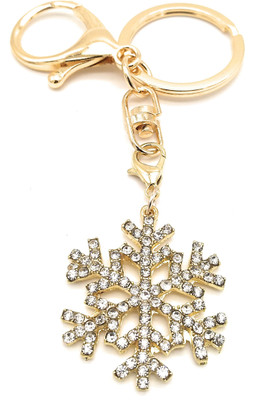 

Gemmas Fashion Crystal Snowflake Key Chain