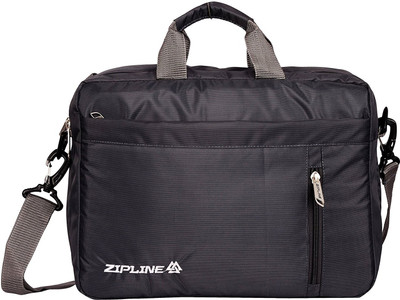 

ZIPLINE 15 inch Laptop Messenger Bag(Grey)