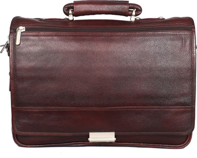 

OBANI 15.6 inch Expandable Laptop Messenger Bag(Brown)