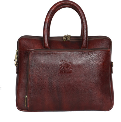 

OBANI 15.6 inch Laptop Messenger Bag(Brown)